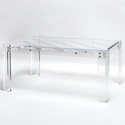 Lot 378 - Acrylic Dining Table