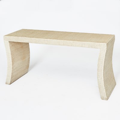 Lot 284 - Contemporary Wicker Console