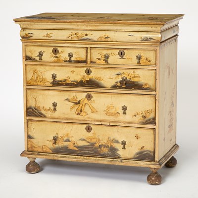 Lot 415 - George I Japanned Chest of Drawers
