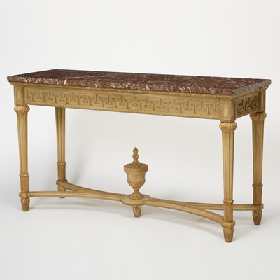 Lot 167 - George III Style Painted Wood Console Table