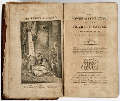 Lot The Power of Sympathy: the first American novel