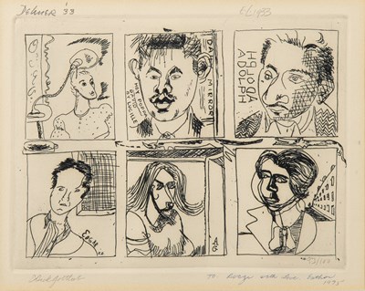 Lot 43 - Dorothy Dehner, Lucille Corcos, Adolph Gottlieb, Esther Gottlieb, Edgar W. Levy and David Smith