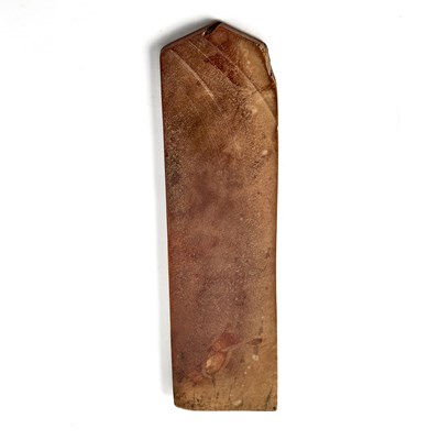 Lot 11 - A Chinese Archaic Jade Axe, Yu Gui