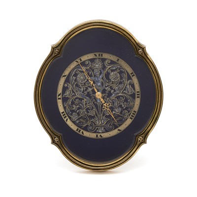 Lot 3236 - Atelier Juvenia Gilt-Bronze Desk Clock