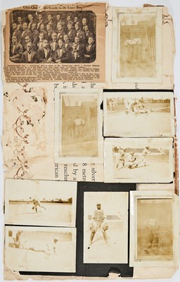 Lot 130 - Signed documents and rare photographs, some relating to the Negro League player Percy Wilson