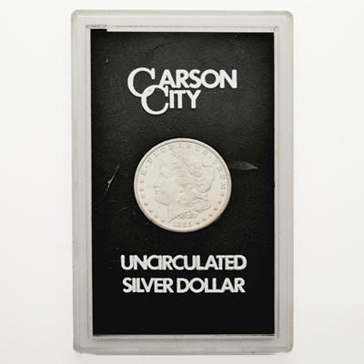 Lot 13 - United States. 1885-CC Morgan Dollar, GSA Hoard. Uncirculated.