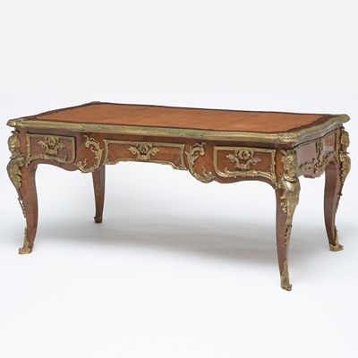 Lot 244 - Regence Style Gilt-Bronze Mounted Kingwood Bureau Plat