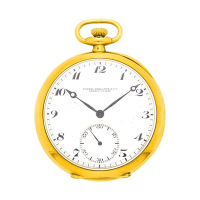 Lot 29 - Patek Philippe Gold Open Face Pocket Watch