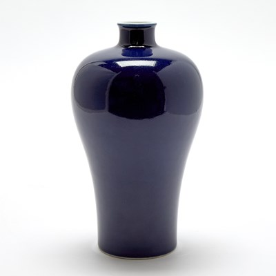 Lot 541 - A Chinese Blue Glazed Porcelain Meiping