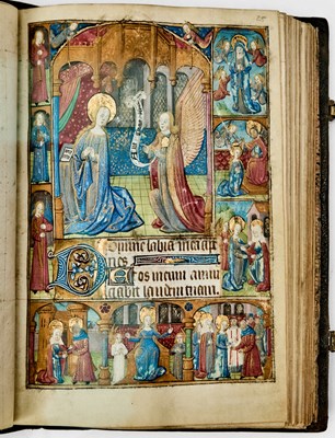 Lot 96 - A Book of Hours of Rouen with eight miniatures