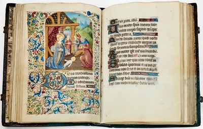Lot 96 - A Book of Hours of Rouen with eight miniatures