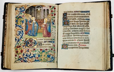 Lot 96 - A Book of Hours of Rouen with eight miniatures
