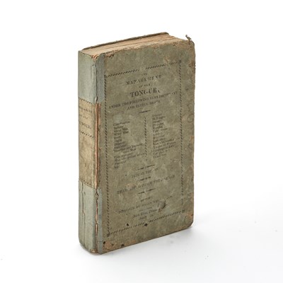 Lot 112 - A rare early American edition in printed boards offering tips on the language of love
