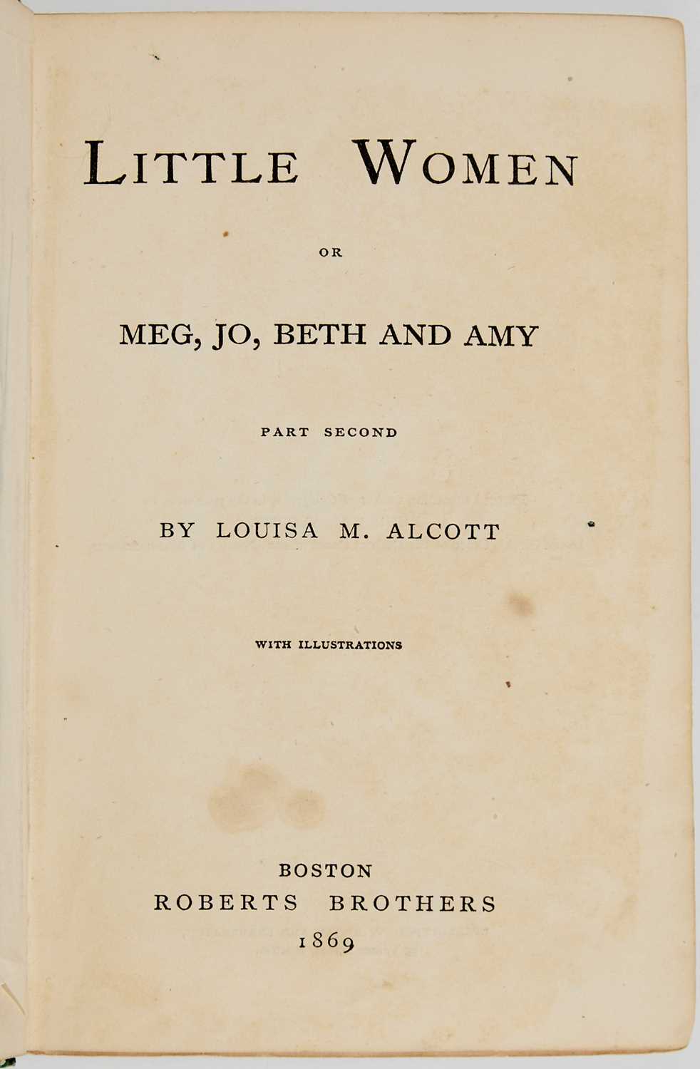 Lot 32 - A scarce first issue set of Little Women
