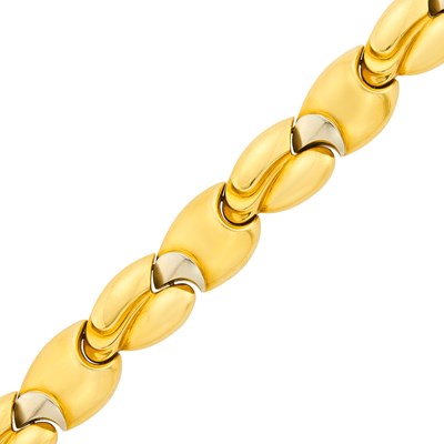 Lot 138 - Neiman Marcus Two-Color Gold Bracelet