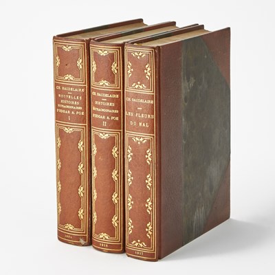 Lot 239 - A French illustrated edition of Poe, nicely bound