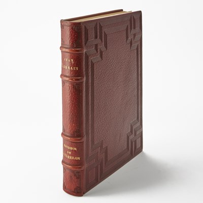 Lot 228 - Finely bound by Canape and Corriez and with an original drawing