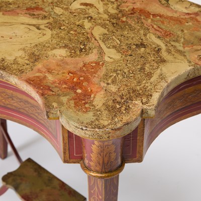 Lot 156 - Fine Federal Paint-decorated Pier Table