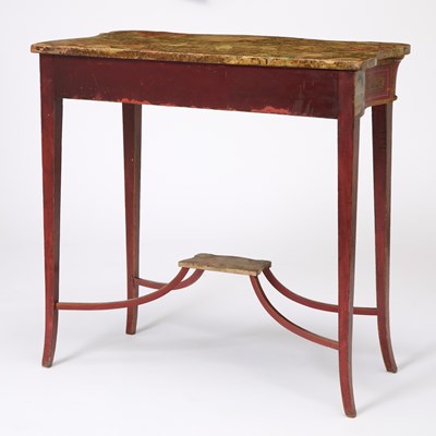 Lot 156 - Fine Federal Paint-decorated Pier Table