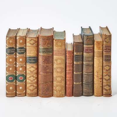 Lot 199 - Ten leather-bound works on African history and exploration