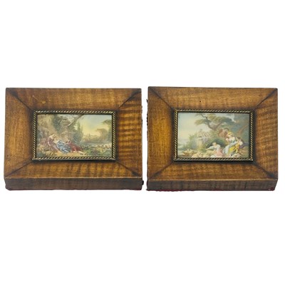 Lot 1192 - Two French School Miniature Paintings