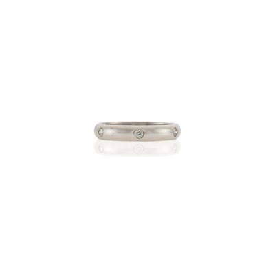 Lot 1062 - Cartier White Gold and Diamond Band Ring