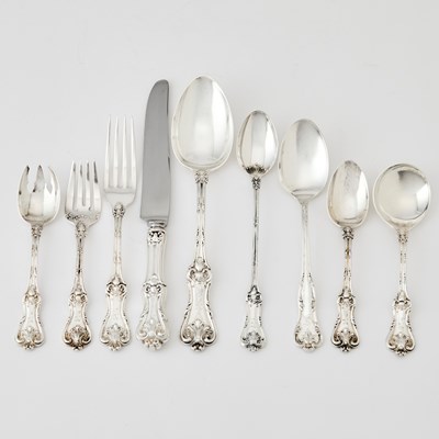 Lot 580 - Frank W. Smith Sterling Silver "Federal Cotillion" Pattern Flatware Service