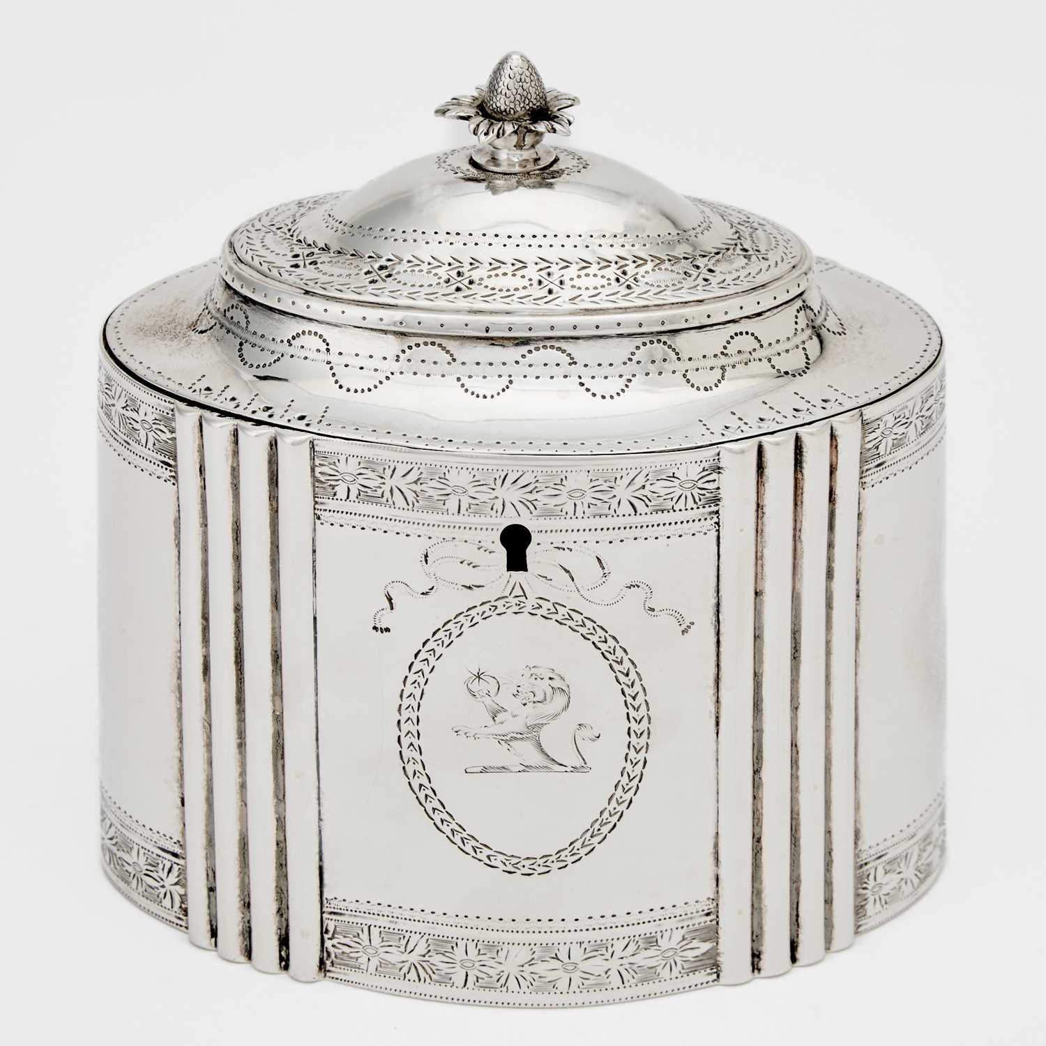 Lot 87 - George III Sterling Silver Tea Caddy