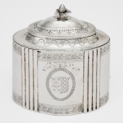Lot 87 - George III Sterling Silver Tea Caddy
