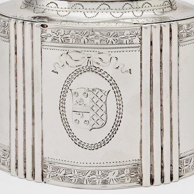Lot 87 - George III Sterling Silver Tea Caddy