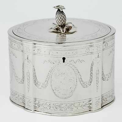 Lot 113 - Victorian Sterling Silver Tea Caddy