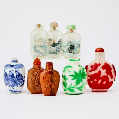 Lot 124 - A Group of Chinese Snuff Bottles