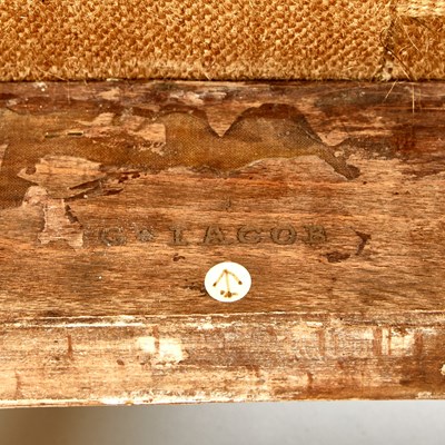 Lot 322 - Pair of Louis XVI Carved Giltwood Chaises Voyeuses