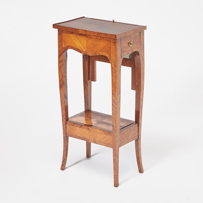 Lot 310 - Louis XV Kingwood Side Table with Adjustable Mirror