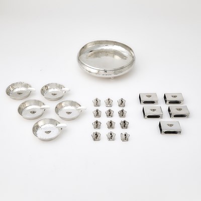 Lot 290 - Group of Lebolt Sterling Silver Table Articles