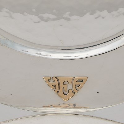 Lot 288 - Set of Twelve Lebolt Sterling Silver Dinner Plates