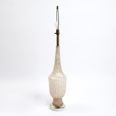 Lot 209 - Mid Century Modern Murano Blown Glass Table Lamp