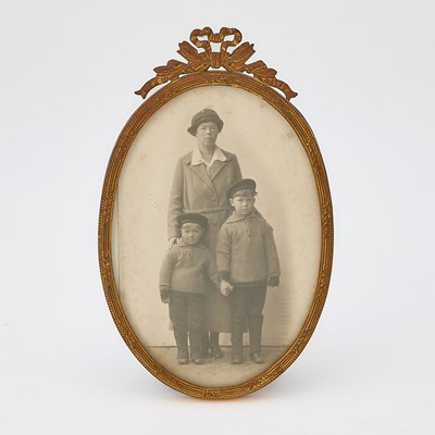 Lot 240 - Portrait of Grand Duchess Olga of Russian and Her Two Sons