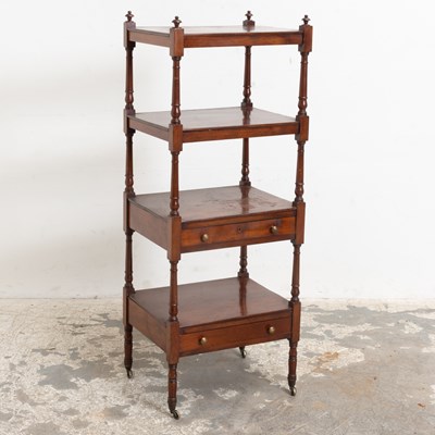 Lot 33 - George III Style Mahogany Etagere