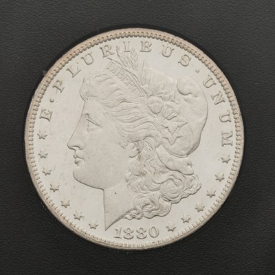 Lot 6 - United States. 1880/79-CC Reverse of 1878 Morgan Dollar, GSA Hoard. NGC MS-64.