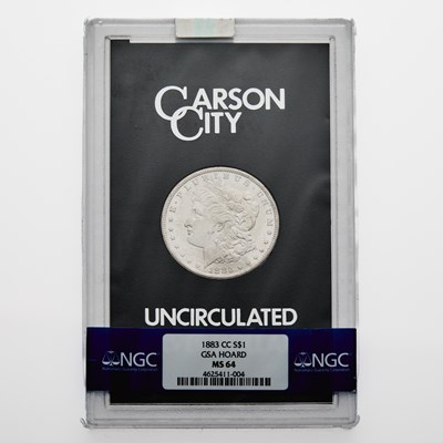 Lot 10 - United States. 1883-CC Morgan Dollar, GSA Hoard. NGC MS-64.