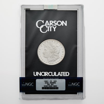 Lot 7 - United States. 1881-CC Morgan Dollar, GSA Hoard. NGC MS-64.
