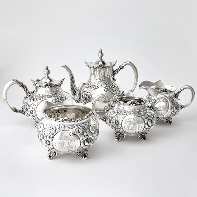 Lot 69 - Mauser Sterling Silver Tea and Coffee Service