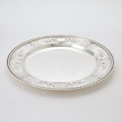 Lot 596 - Gorham Sterling Silver "Maintenon" Pattern Charger