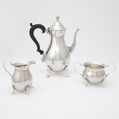 Lot 590 - American Sterling Silver Demitasse Service