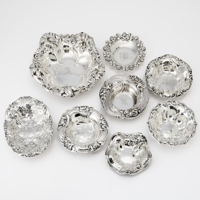Lot 748 - Group of Eight American Sterling Silver Bowls