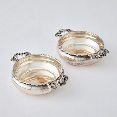 Lot 621 - Pair of Tiffany & Co., Sterling Silver Two-Handled Bowls