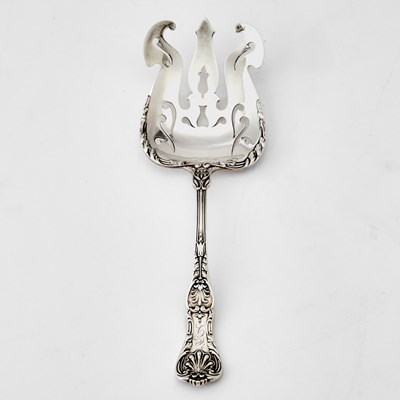 Lot 640 - Gorham Sterling Silver "King George" Pattern Serving Fork