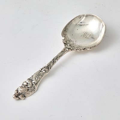 Lot 641 - Gorham Art Nouveau Sterling Silver Berry Spoon