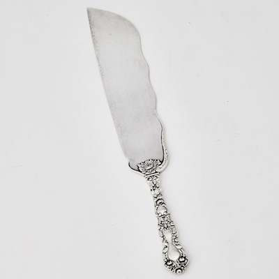 Lot 644 - American Sterling Silver Cake Knife